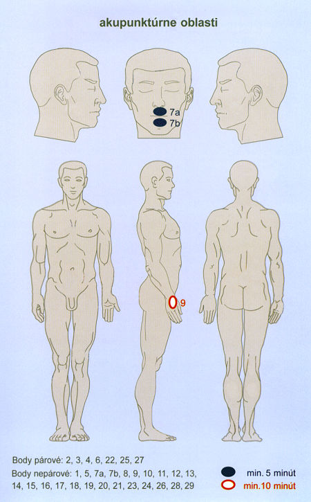 akupunktrne oblasti